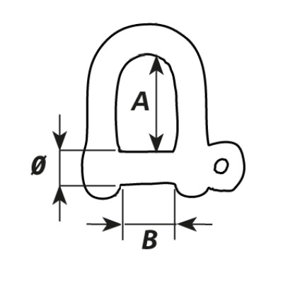 Wichard kendinden kilitli zincir kilidi.