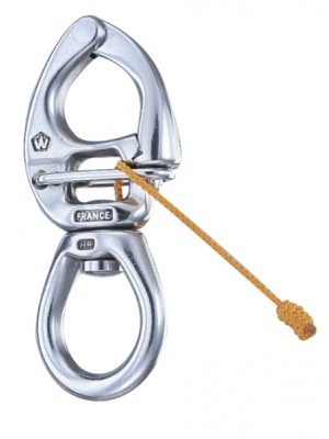 Wichard büyük kulplu hızlı açılan snap shackle.