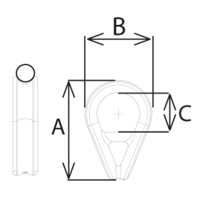 Wichard Kaynaklı bar ile kuvvetlendirilmiş paslanmaz &ccedil;elik radansa.