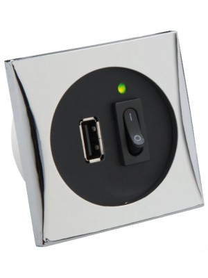 Frilight USB port. Giriş 12-24V, Çıkış 5V/1A.