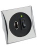 Frilight USB port. Giriş 12-24V, Çıkış 5V/1A.