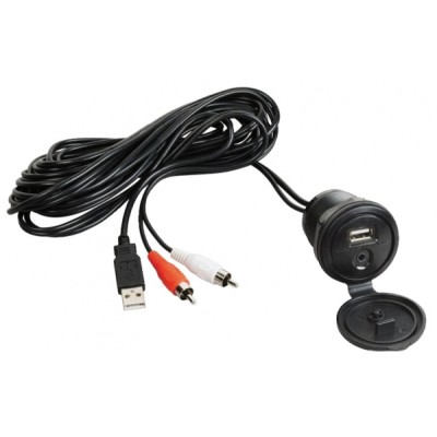 USB ve Aux girişi.