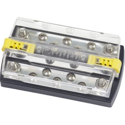 Blue Sea Systems 150A koruyucu kapaklı çiftli terminal<br />
<br />
<br />