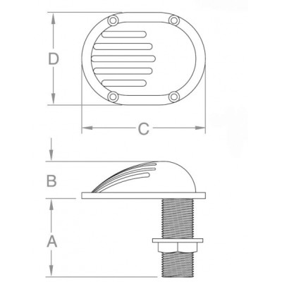 Groco filtreli su girişi, bronz&nbsp;