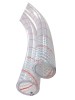 Shields polyester takviyeli şeffaf PVC hortum