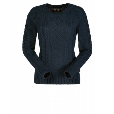 Musto Adams Crew Neck Cable Kazak