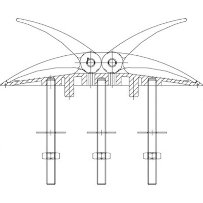 Katlanır baba, model Wing.