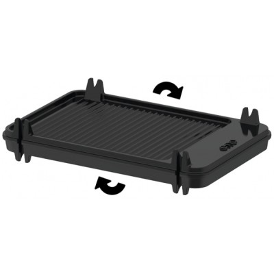 Eno Tribu &ccedil;evrilebilir tepsili gazlı g&ouml;mme ızgara