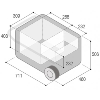 Vitrifrigo Portatif Buzdolabı-Dondurucu. Model VFT50