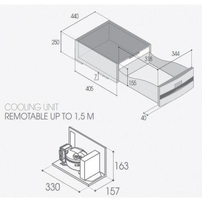 Vitrifrigo buzdolabı. Model D20A&nbsp;