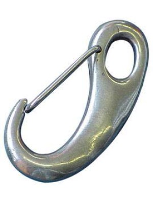 Sustalı kilit, yaylı. AISI 316 paslanmaz çelik