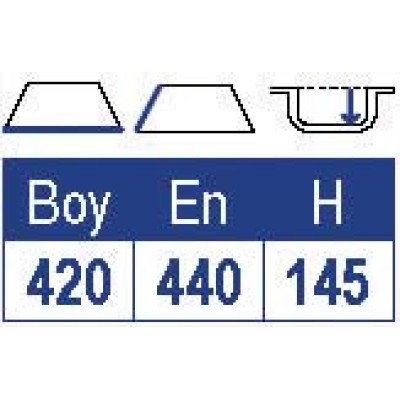 Smev 8006 serisi eviye. Paslanmaz &ccedil;elik. Switch&acute;li musluk ve f&uuml;me cam kapağa sahiptir.