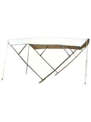 Tessilmare portatif tente. Model "Inox-Fly". Kollar ve tüm bağlantılar AISI 316 paslanmaz çeliktir. Tente kumaşı PVC kaplı Keytex (Polyester-Kevlar) dir.