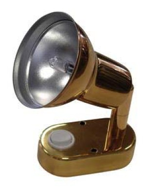 Okuma lambası. Açma kapama düğmeli. 12V/10W halojen ampul.