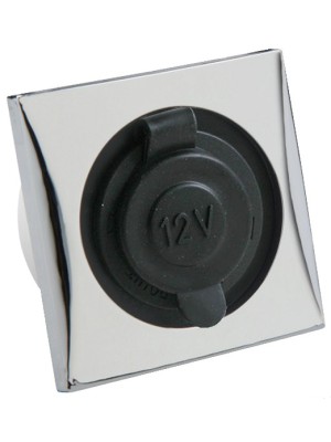 Frilight priz. Çakmak tipi. Kromaj. Kapakçıklı.