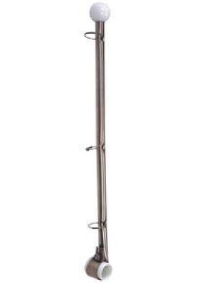 Bayrak direği. Paslanmaz çelik. Boy 40cm. Ø 22/25mm vardavelaya montaj.