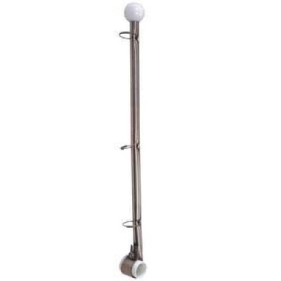 Bayrak direği. Paslanmaz çelik. Boy 40cm. Ø 22/25mm vardavelaya montaj. Bayrak direği. Paslanmaz çelik. Boy 40cm. Ø 22/25mm vardavelaya montaj.