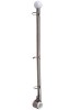 Bayrak direği. Paslanmaz çelik. Boy 40cm. Ø 22/25mm vardavelaya montaj.