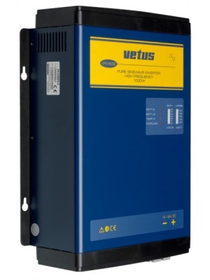Vetus Invertör. Saf sinus dalga çıkışlı invertör, 12 Volt DC’yi, herhangi bir elektrikli veya elektronik cihazı çalıştırmak için gerekli 230 V AC’ye dönüştürür.