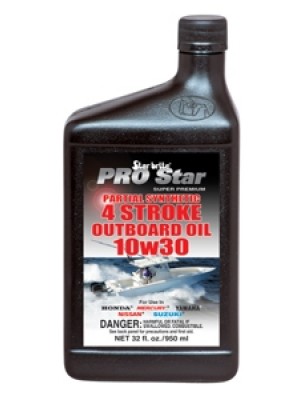 Star Brite Pro Star sentetik/mineral 4 zamanlı motor yağı.