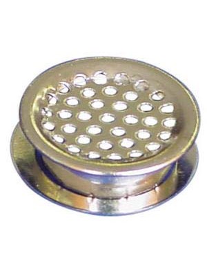 Tente/branda için havalandırma, kromaj, 19 mm.