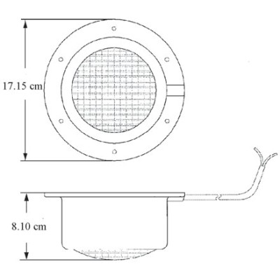 Kı&ccedil; platform altı aydınlatma lambası. Watertight.