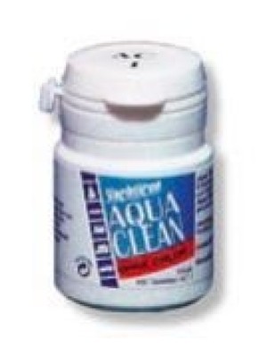 Aqua Clean. Klor içermez. İçme ve depolama suyunun tazeliğini uzun müddet muhafaza eder.
