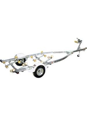 Load Rite Galvanizli çelik, tek dingilli roller römork.<br />
Uygun tekne boyu 580 cm.