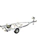 Load Rite Galvanizli çelik, tek dingilli roller römork.<br />
Uygun tekne boyu 580 cm.