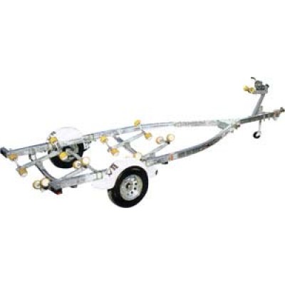 Load Rite Galvanizli çelik, torsiyon dingilli römork. Uygun tekne boyu 670 cm.