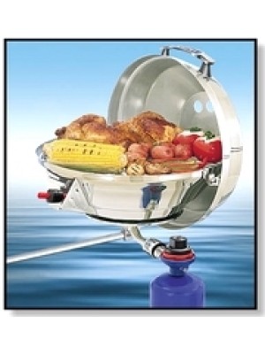 Magma Marine Kettle® 2 gazlı ocak/mangal kombinasyonu.