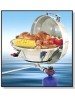 Magma Marine Kettle® 2 gazlı ocak/mangal kombinasyonu.