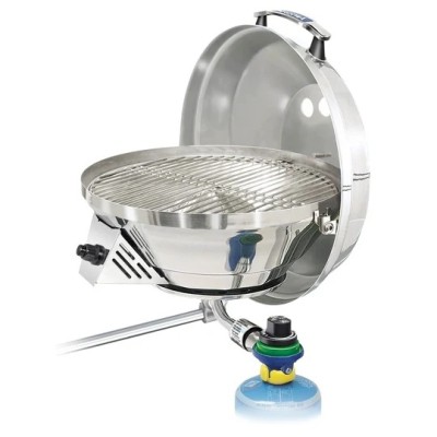 Magma Marine Kettle® 2 gazlı ocak/mangal kombinasyonu.