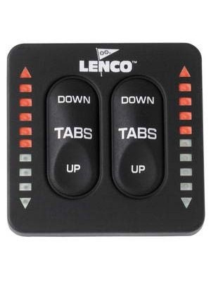 Lenco flap kontrol paneli. Trim göstergeli.<br />
Super Strong modeller için.