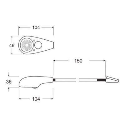 Hella Marine LED’li harita lambası.