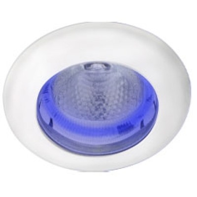 Hella Marine LED spot lambası. <br />
Mavi ambians halkalı, beyaz LED’li.