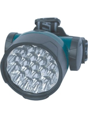 Baş feneri. 19 led ile güçlü aydınlatma sağlar. Şarjlı.