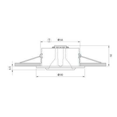 Quick Marine Lighting spot lamba. Model LUCREZIA.<br />
Saten paslanmaz &ccedil;elik