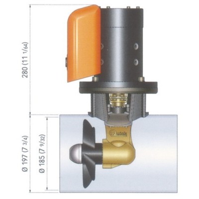 Quick Baş&nbsp;Manevra&nbsp;Pervanesi. 55kgf. 24V.