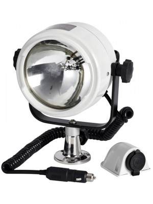 Projekt&ouml;r. Beyaz abs g&ouml;vdeli, al&uuml;minyum ayaklı, kromaj braketli.&nbsp;