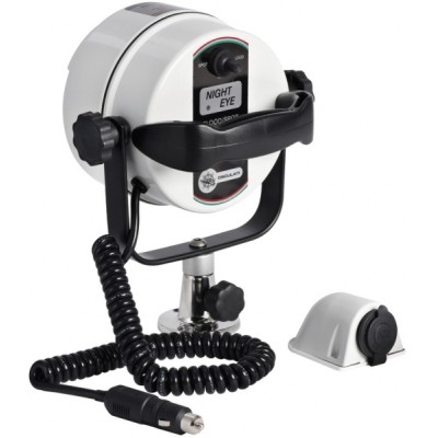 Projekt&ouml;r. Beyaz abs g&ouml;vdeli, al&uuml;minyum ayaklı, kromaj braketli.&nbsp;