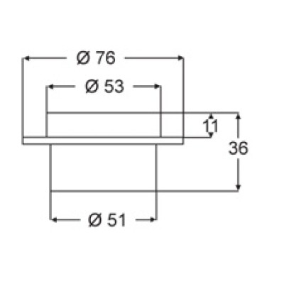Hella Marine halojen spot, g&ouml;mme montaj. Tip 8509.